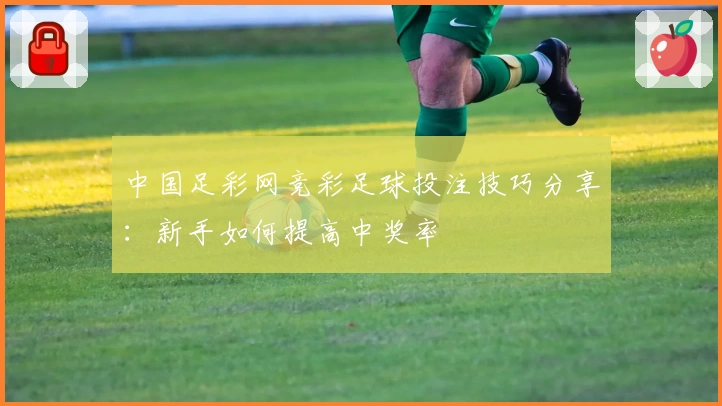 中国足彩网竞彩足球投注技巧分享:新手如何提高中奖率